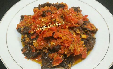 Dendeng Balado keto ala Nella