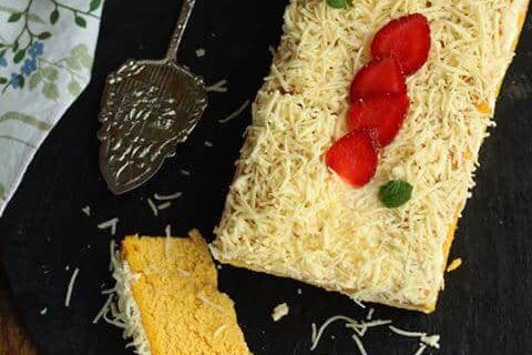 Pumpkin Almond Cheese Cake ala Rose