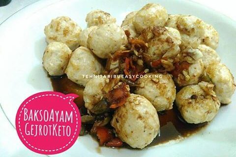 BAKSO AYAM GEJROT KETO ALA TEH NITA