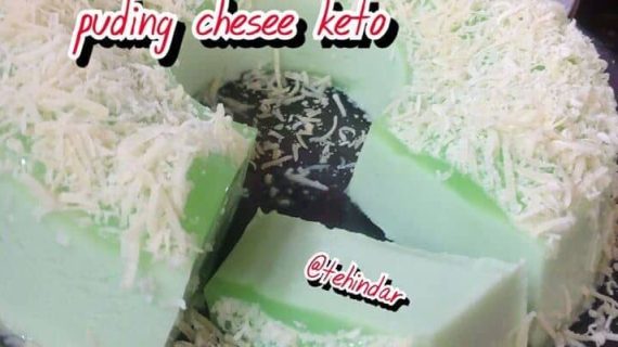 PUDING CHESEE KETO ALA TEH INDAR