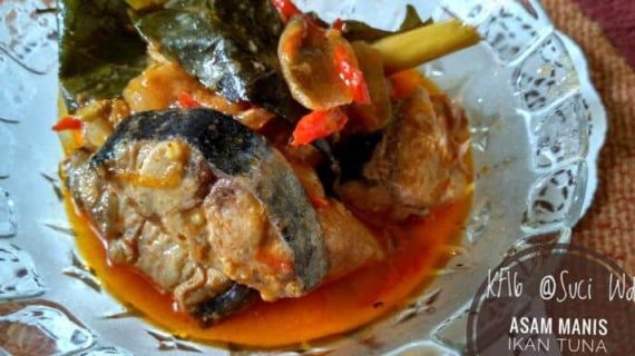 ASAM MANIS IKAN TUNA ALA SUCI WULANDARI