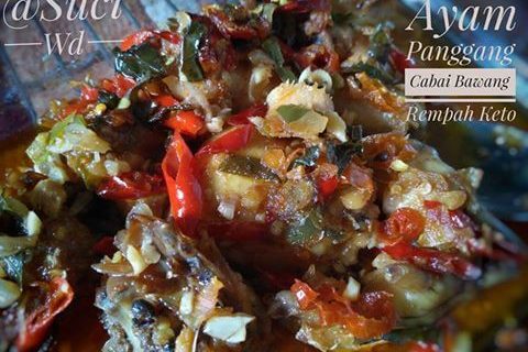 AYAM PANGGANG CABAI BAWANG REMPAH KETO ALA SUCI WULANDARI