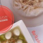 FETTUCINI WITH CREAM SAUCE & SUP TELUR PUYUH ALA ARTIKA SHADA