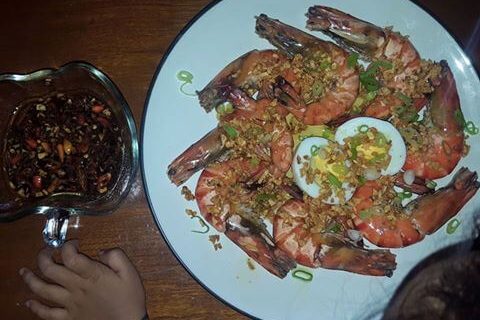 GARLIC GINGER PRAWN ALA MUSLIAH ITU SHOPPINGFREAKZ