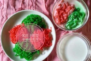 KUE PUTU MAYANG KETO ALA SUCI WULANDARI