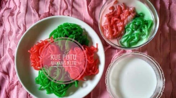 KUE PUTU MAYANG KETO ALA SUCI WULANDARI