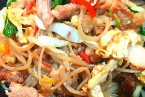 SHIRATAKI FRIED NOODLE WITH SMOKED MEAT ALA DESI TRISNAWATI MASTERCHEF
