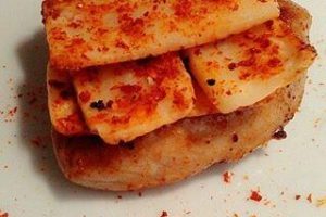SIMPLE STEAK SALMON DAN KRIPIK KEJU PANGGANG PEDAS ALA CALISTA CROCHET