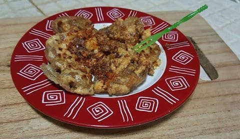KULIT AYAM SAUS TELUR ASIN ALA TRISSY ANGGRAINI