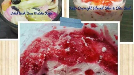 KEFIR STRAWBERY ICE CREAM ALA FENNY IRWAN