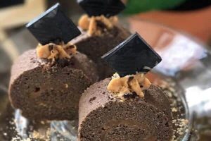 KETO MOCCA NOUGAT SWISS ROLL ALA YULIA KURNIASIH