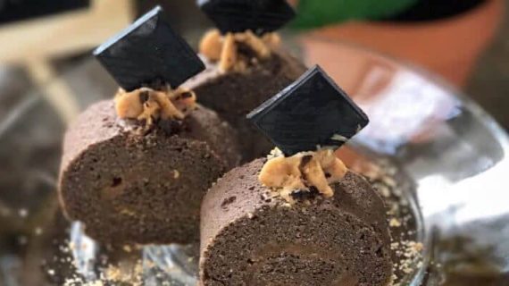 KETO MOCCA NOUGAT SWISS ROLL ALA YULIA KURNIASIH