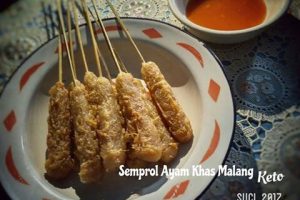 SEMPROL AYAM KHAS MALANG KETO ALA SUCI WULANDARI