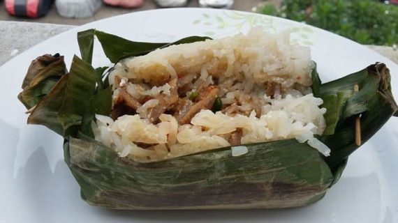 NASI BAKAR SHIRATAKI ISI TERI PEDAS ALA AGUSTINE