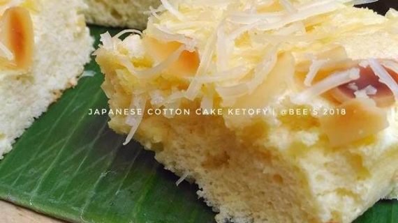 JAPANESE COTTON CAKE KETO ala Alisa Lia‎