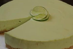 Avocado lime cheese cake Ala Susan Xie