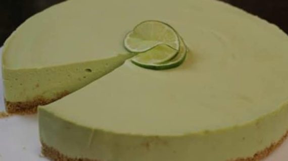Avocado lime cheese cake Ala Susan Xie