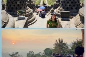 Menikmati pemandaan dari ketinggian sudah bukan masalah lagi