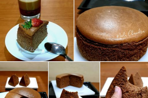 Keto Choco Japanese Cotton Cheesecake Ala Meilu Chandra