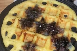 Keto blueberry waffle Ala Mamitomilufthansa